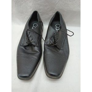 Calvin Klein Black Men's Lace Up Dress Shoes Oxford Benton Size 9.5